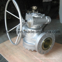 Inverted Pressure Oil Seal Balance Lubricated Worm Gear Plug Valve